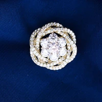 brooch business simple flower small pin simple temperament anti glare pin white atmosphere corsage accessories female