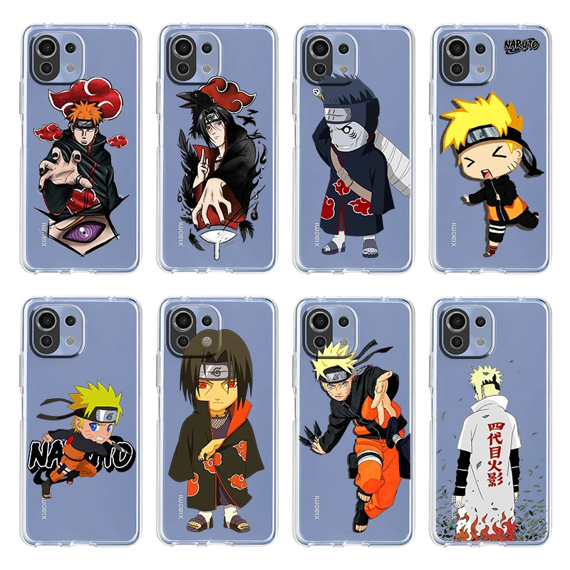 

Anime Naruto Cool For Xiaomi Mi 12 12X 11Ultra 11i 11T 10 10T 9 9T Pro Lite 4G 5G Soft Transparent Phone Case Coque Capa Fundas