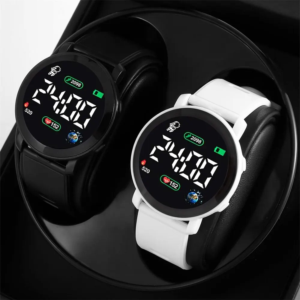 Couple Watches LED Digital Watch for Men Women Sports Army Military Silicone Watch Electronic Clock Hodinky Reloj Hombre 1