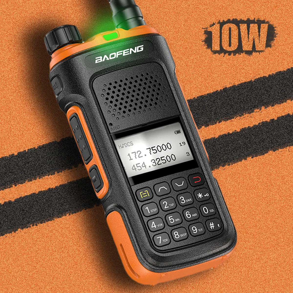 Bao feng UV-10 USB HAM walkie talkie long range high performance amateur two way radio powerful Wireless set for hunting