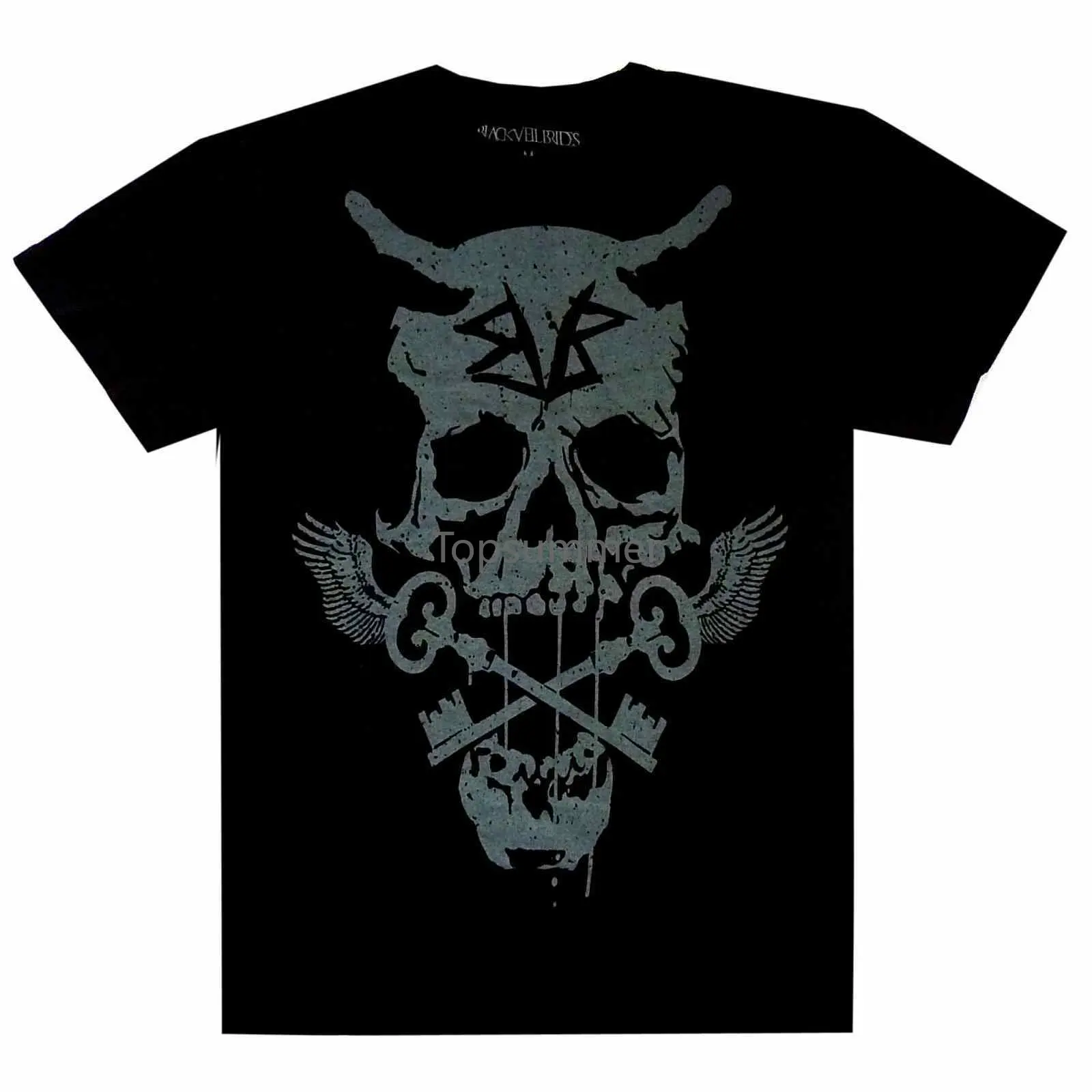 

Black Veil Brides Skull Keys Shirt S M L Xl Xxl T Shirt Officil Band Tshirt