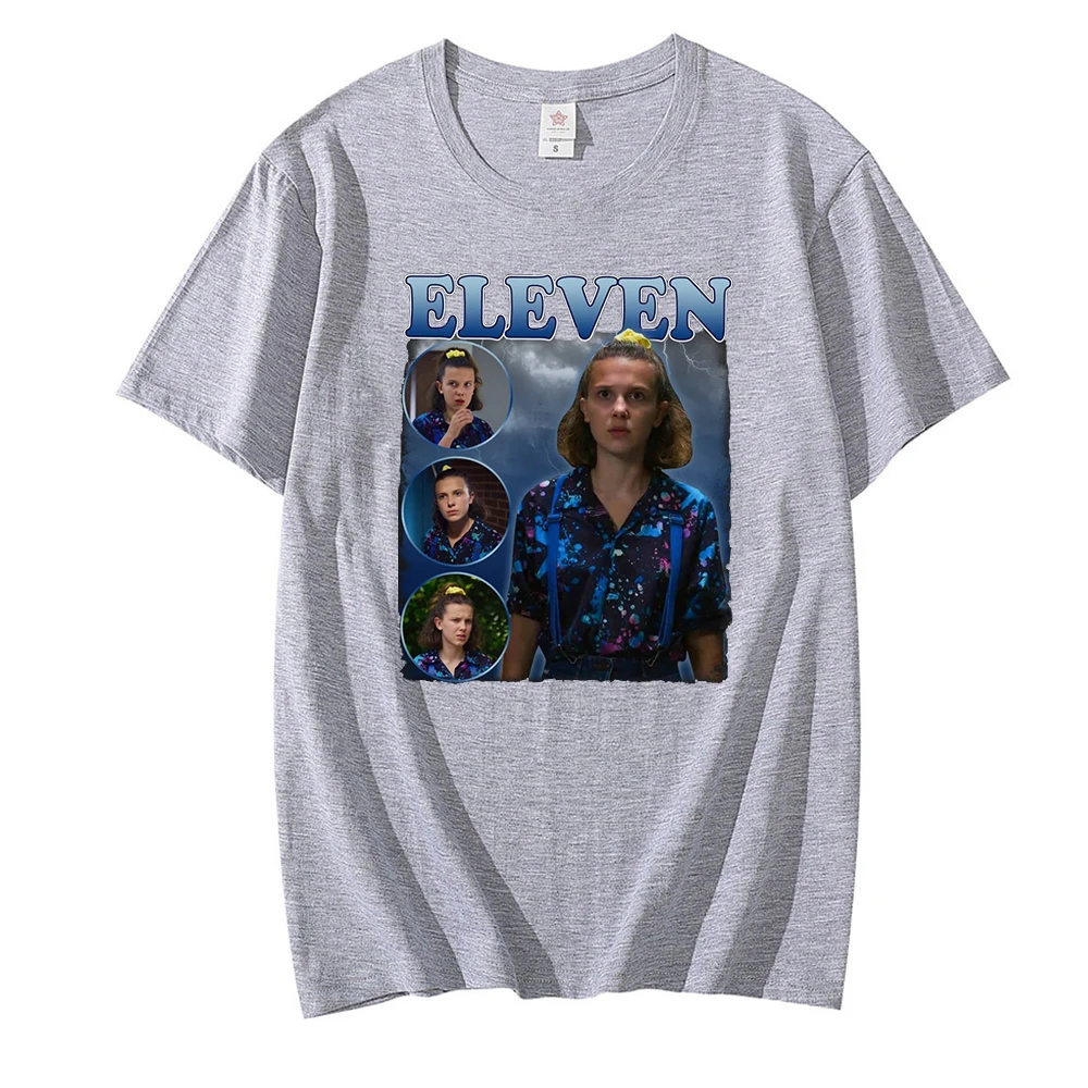 

Stranger Things Eleven T-shirts Men's Graphics Print T-shirt Unisex Summer Oversize Man Popularity T Shirt Streetwear