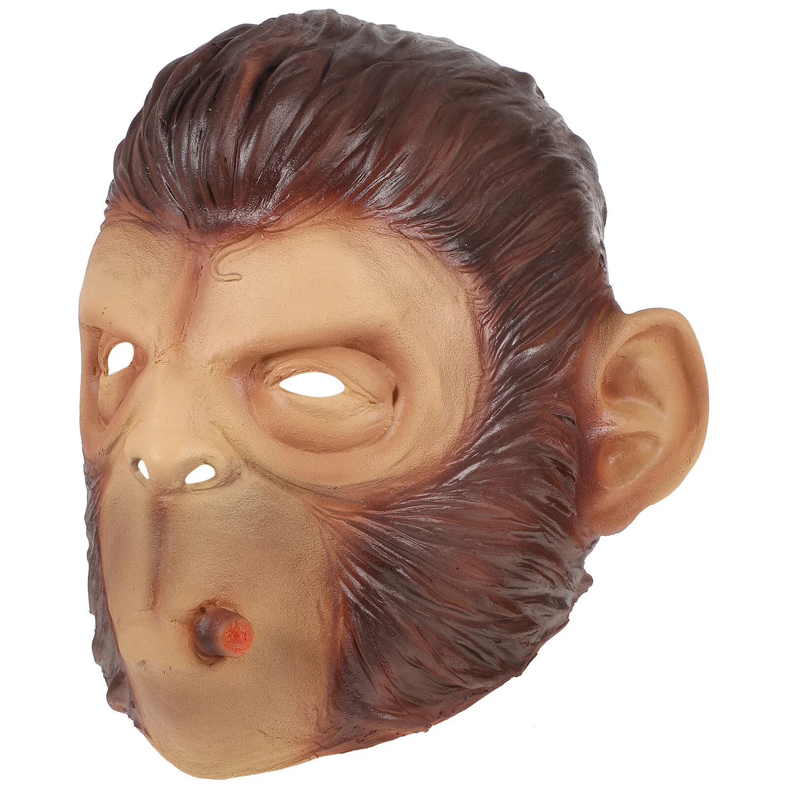 

Creepy Full Face Mask Latex Halloween Costumes Hericium Scary Man Head Cover Men