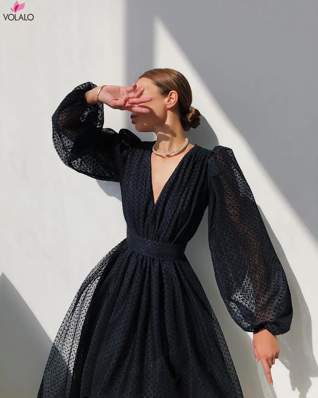 Летнее вечернее женское платье для выпускного сезона 2024 ТРАПЕЦИЕВИДНОЕ в