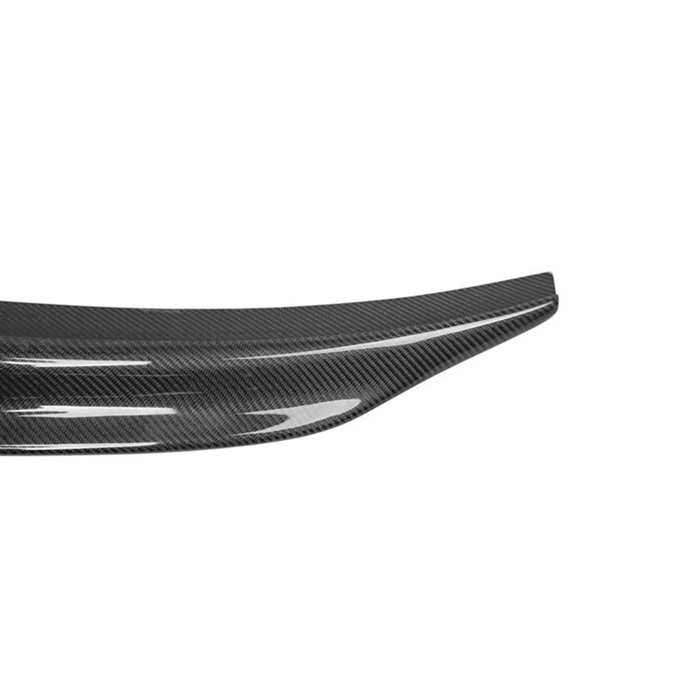 Для AUDI A4 B8 седан из углеродного волокна FRP глянцевый черный задний спойлер крыло