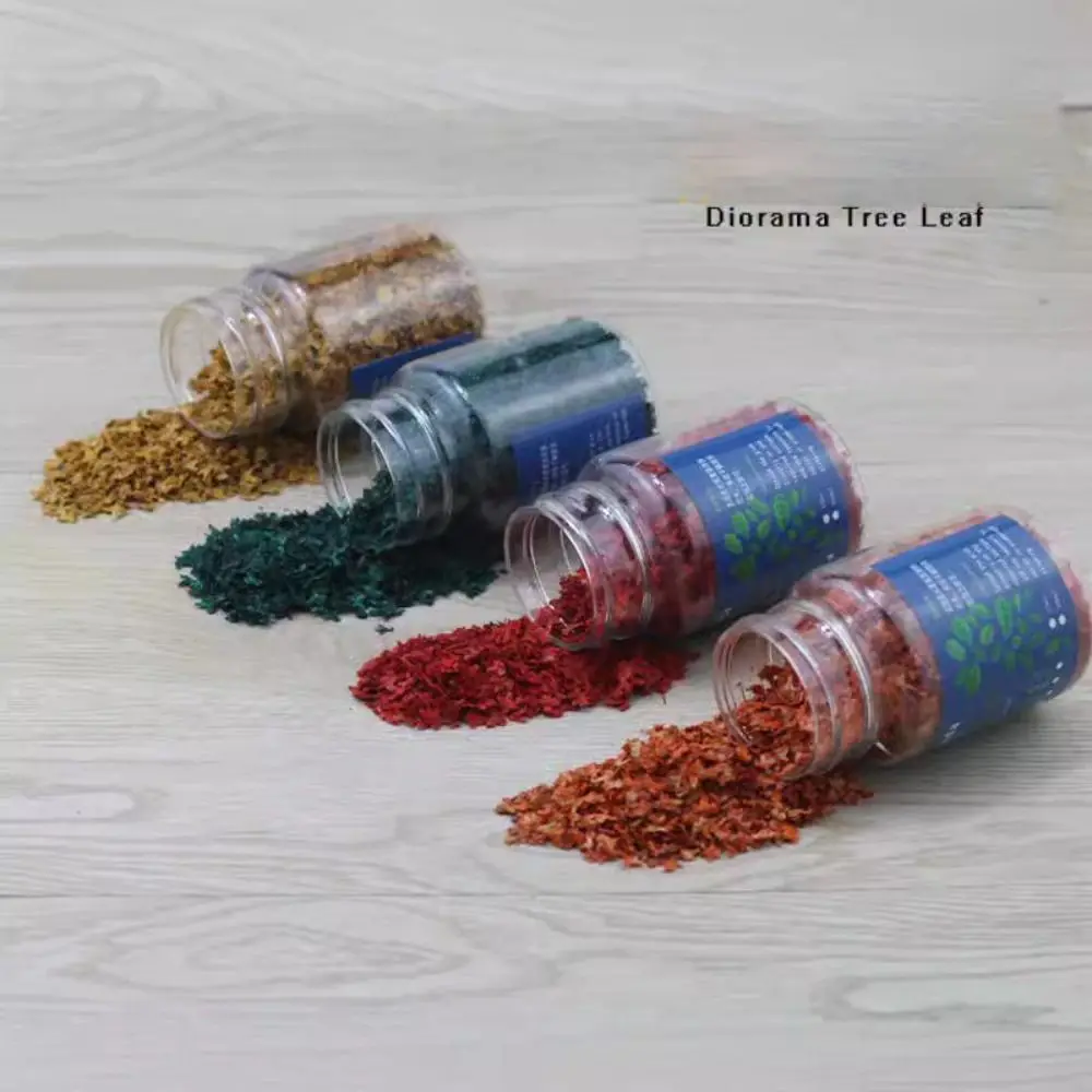 DIY миниатюрный лист 33/56 мл микро пейзаж листья статическая модель пейзажная для