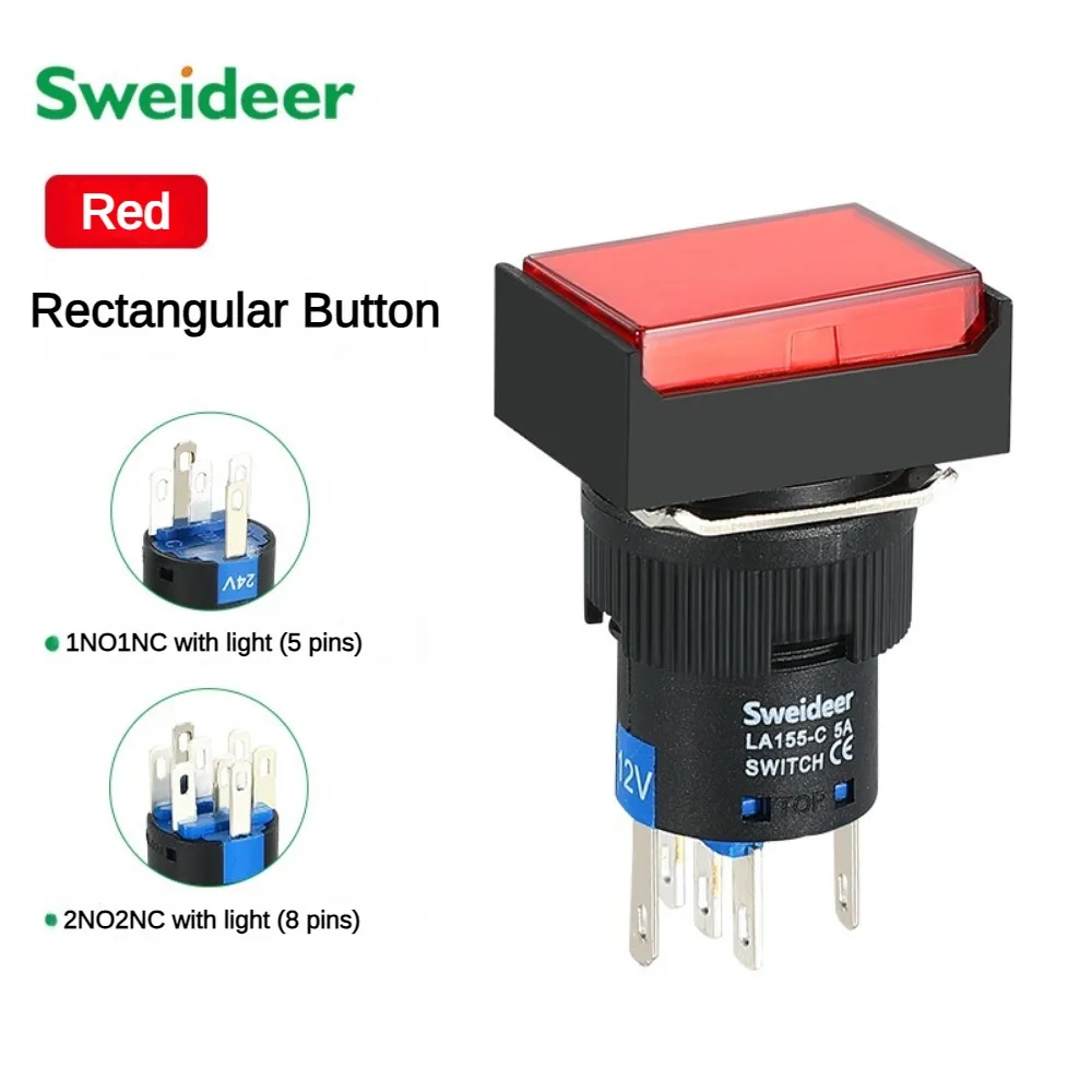 

Светодиодный кнопочный переключатель Sweideer LA155-C