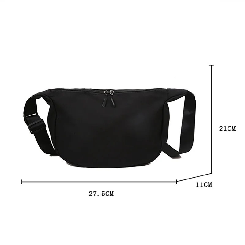 Women Shoulder Bag Fashion Pure Color Casual Tote Outdoor Bag Canvas Handbag Zipper High Capacity Messenger Bags Sac Main Femme