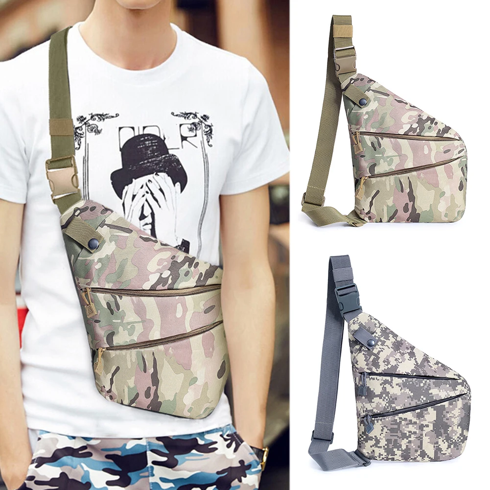 

600D Oxford Fabric Crossbody Bag Portable Conceled Carry Bag Multifunctional Anti-theft for Hunting Camping Outdoor Supplies