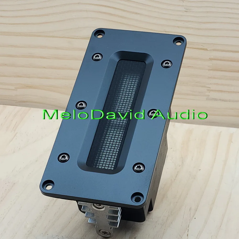 Фото Комплект из 2-х алюминиевых ленточных твитеров MeloDavid RB150NEO с неодимовым магнитом и передней панелью 110 мм №3