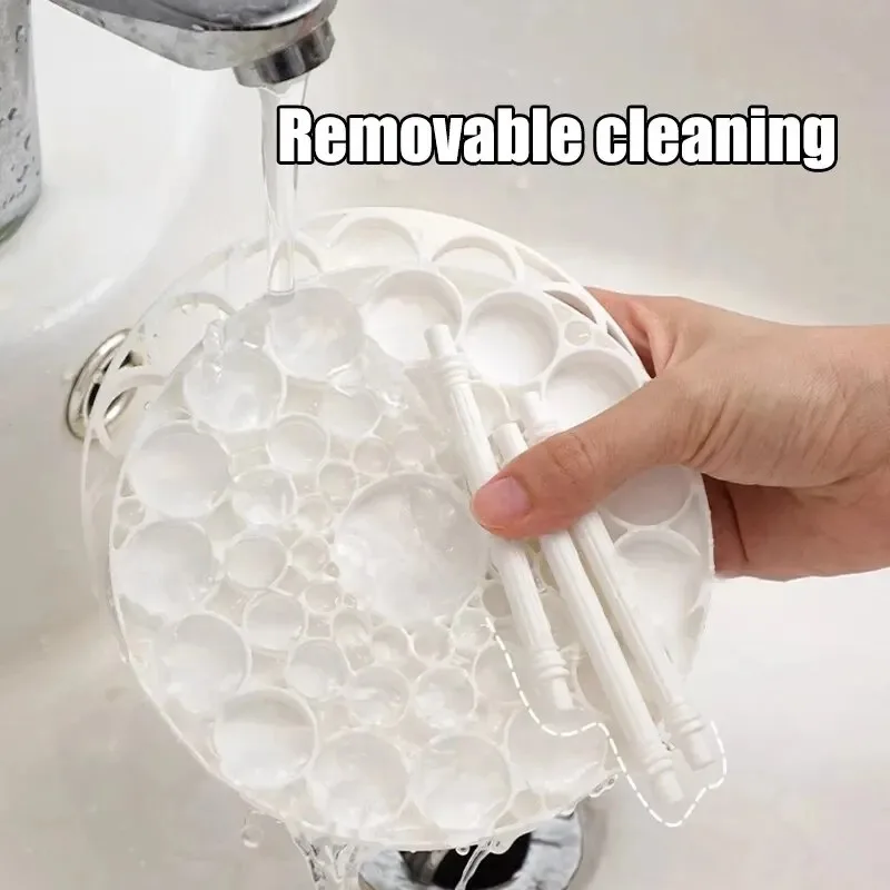 Большая емкость круглая вставка держатель для щеток пластиковая простая