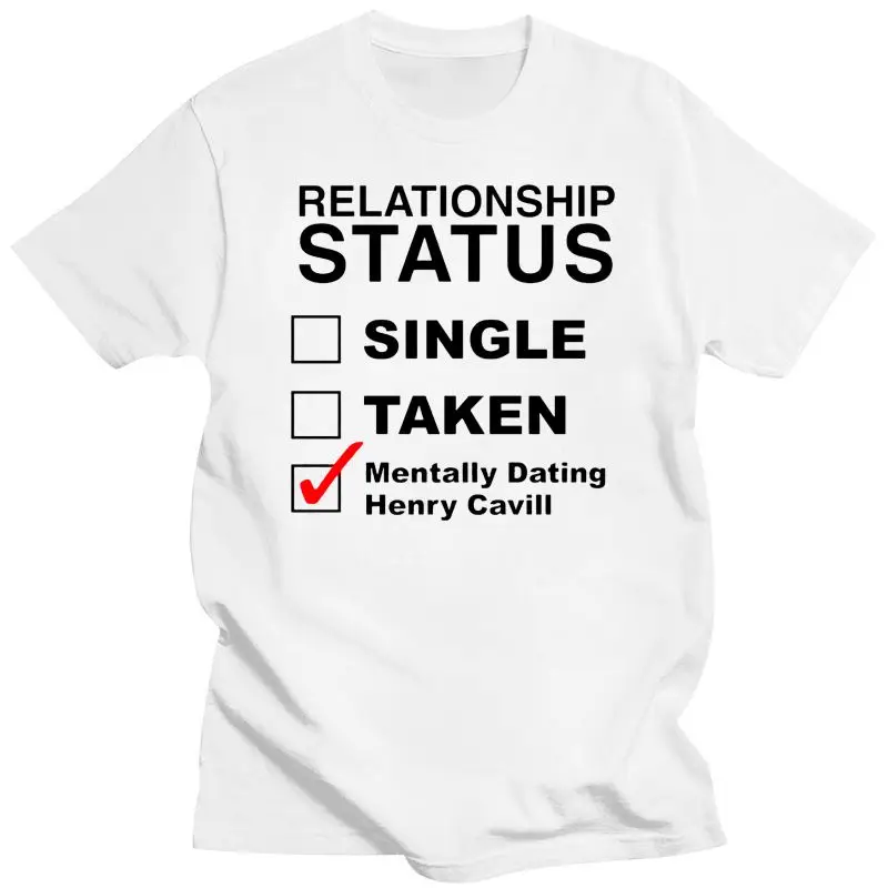 Новые крутые футболки на продажу для мужчин Tally Dating Генри Кавилл с графическим