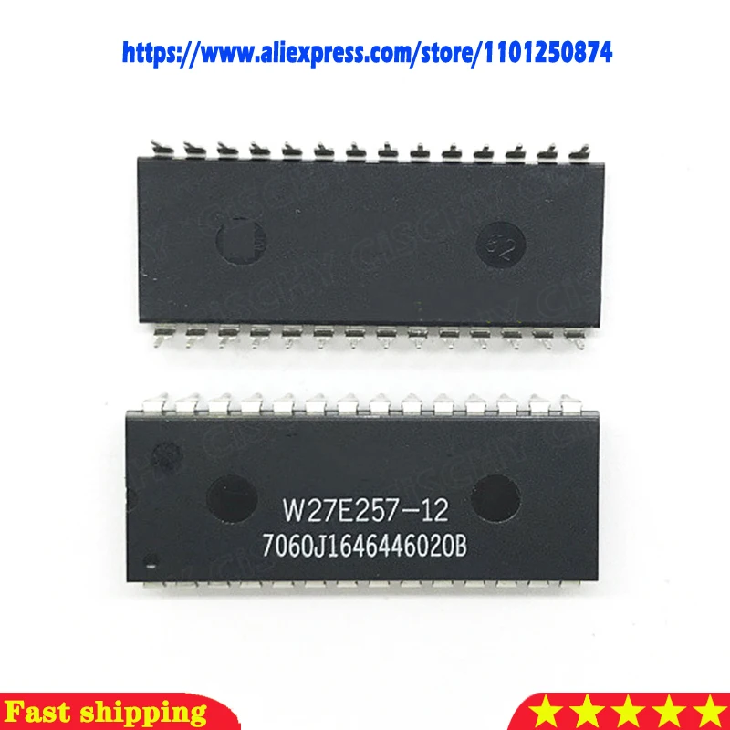 

10 шт./лот W27E257-12 W27E257-10 W27E257 27E257 W27C257-10 27C257 DIP28 автомобиля памяти EEPROM чип