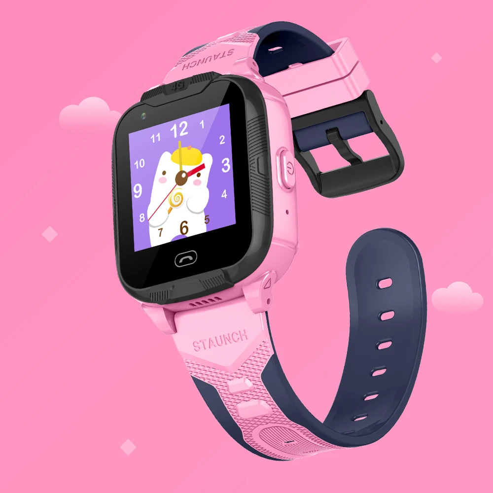 

K2H 4G Детские умные часы GPS WIFI Видеозвонок SOS камера монитор трекер местоположение телефон IP7 водонепроницаемые умные часы 3,8 V 680mAh