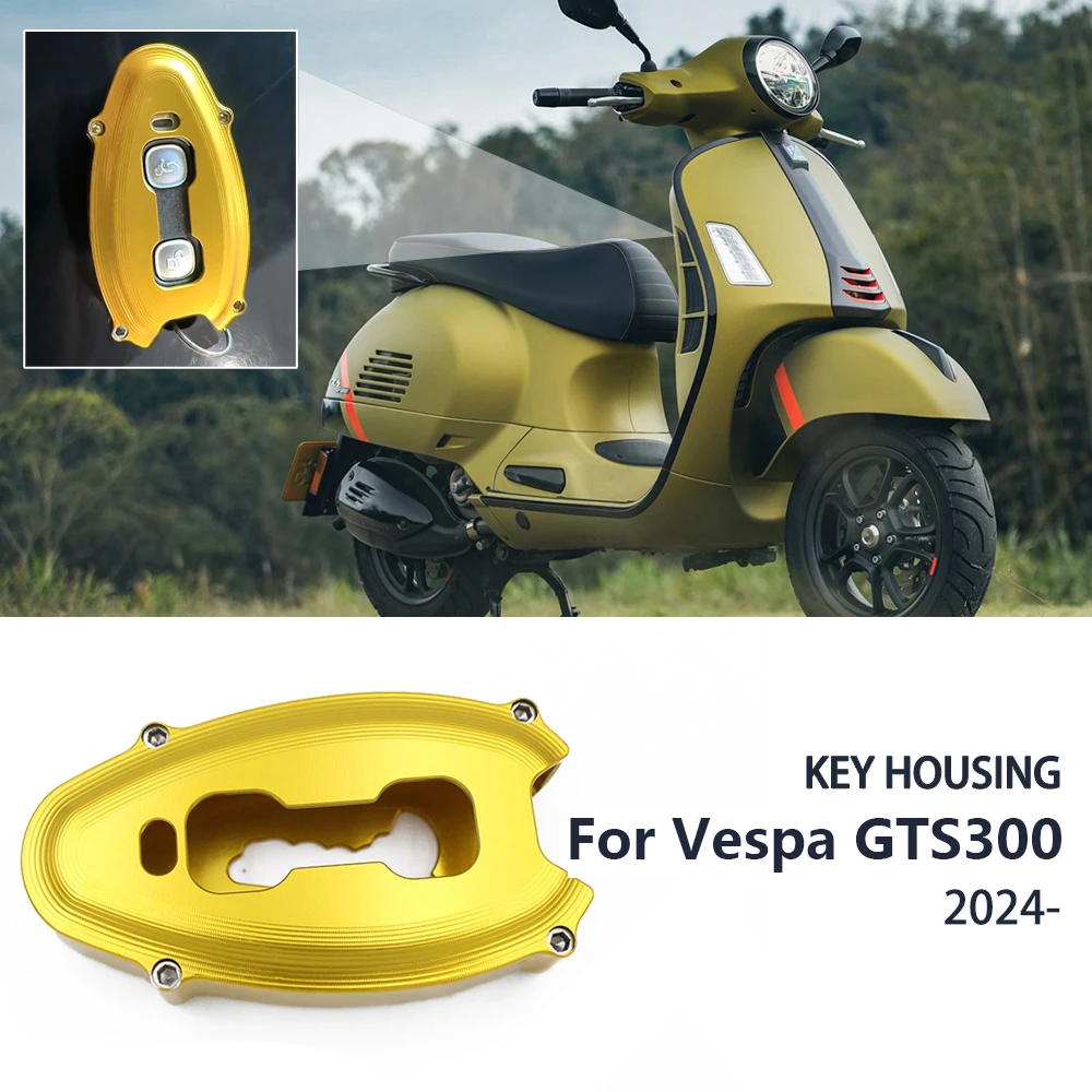 Для Piaggio Vespa GTS300 GT S300 GTS 300 Moto Key Cover Head Bag Cap decoration key