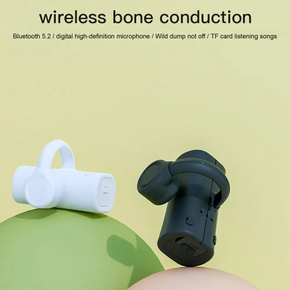 

Tws Headphone Wireless Bluetooth Earbuds Stereo Waterproof Bone Conduction Headset Running Low-latency Game Earphone Not In-ear