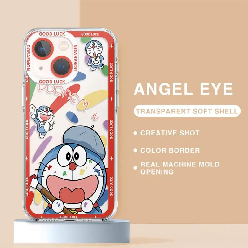 Милый чехол Doraemons для Honor X7b X9b X8a X9a 8 90 Lite прозрачный мягкий