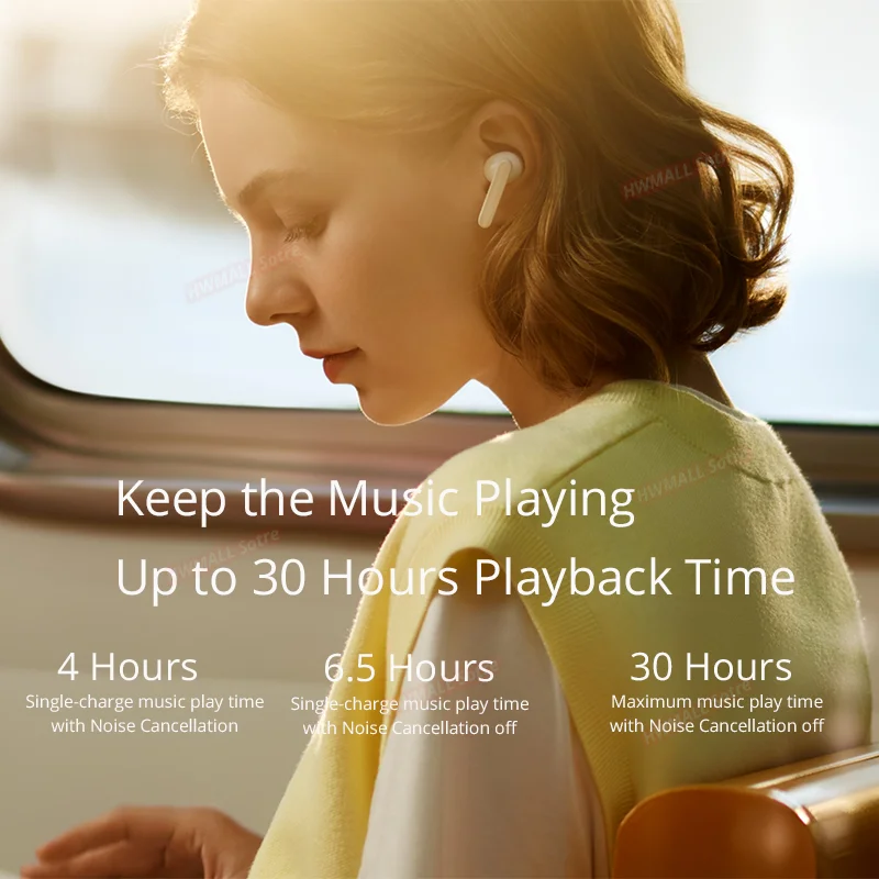 Наушники OPPO ENCO Free 2 TWS беспроводные наушники-вкладыши 42 дБ с персонализированным