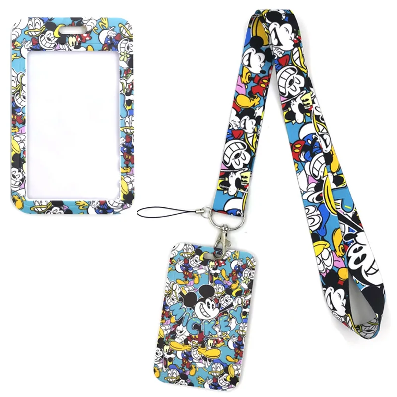 

Mickey Mouse Characters Lanyard for Keys Phone Cool Neck Strap Lanyard for Camera Whistle ID Badge Cute webbings ribbons Gifts