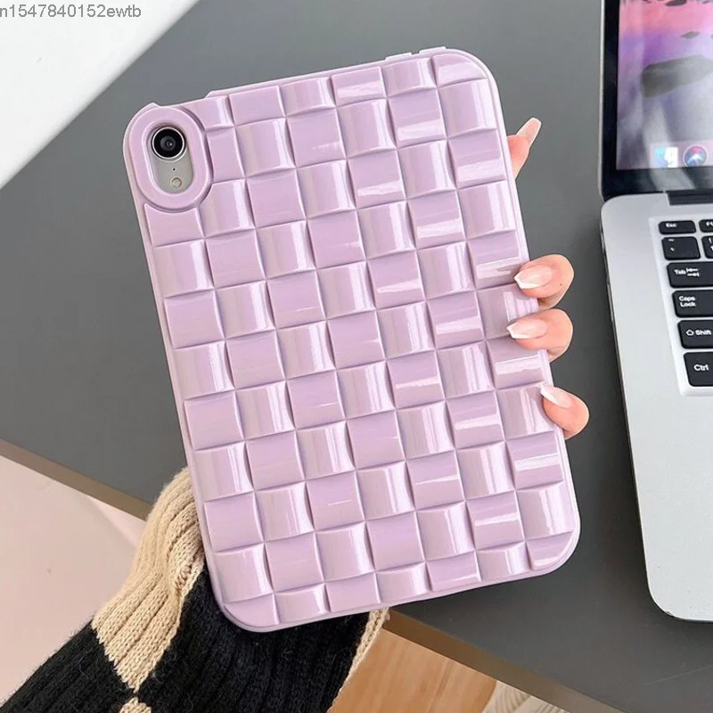 

INS Chocolate Shaped Apple IPad Soft Protective Case 10.2in Pro11 Anti Drop Lidless 9.7in Air Mini4 5 6 Plate Protective Case