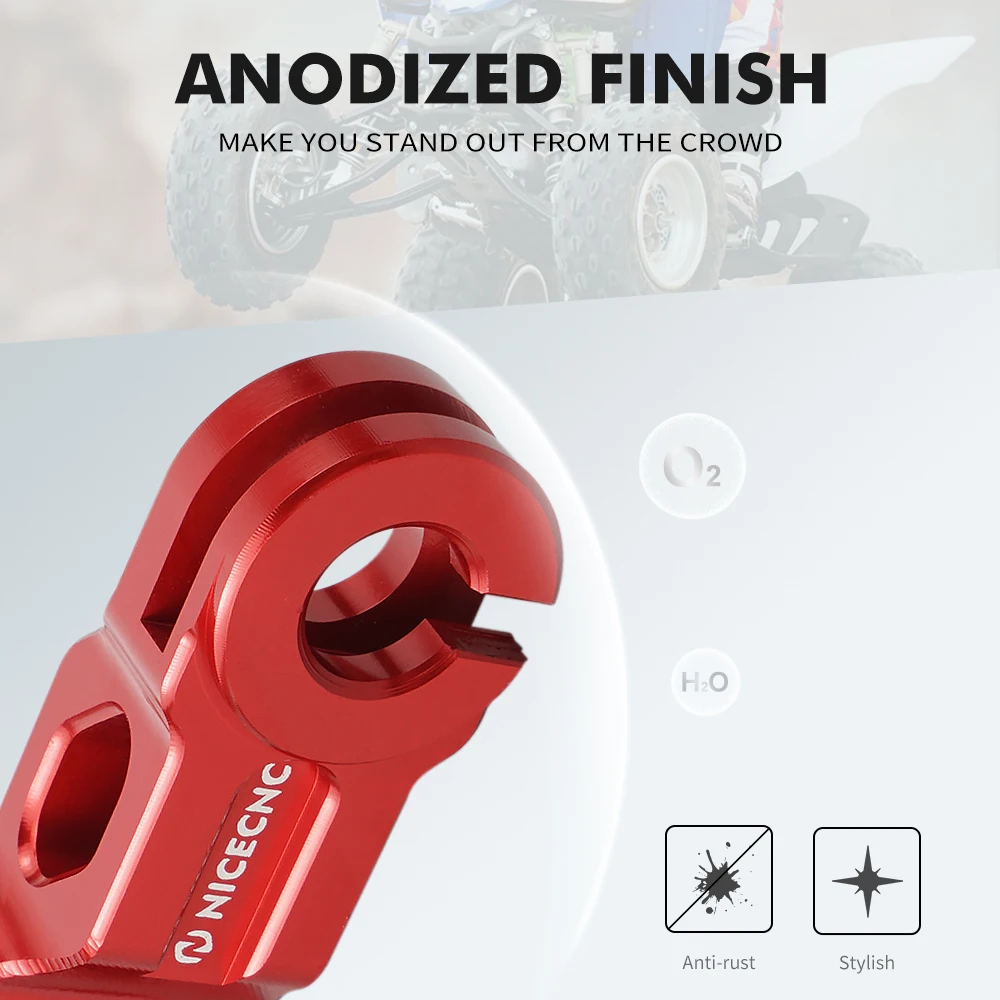 NiceCNC ATV для YAMAHA YFZ450R YFZ 450R 450 R 2009-2023 Тяговая муфта трос держатель кронштейн