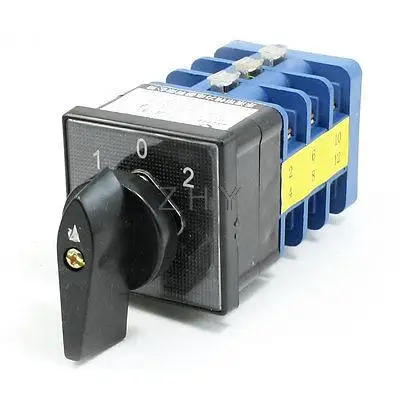 

AC 380V 10A On-off Position Control Changeover Universal Switch