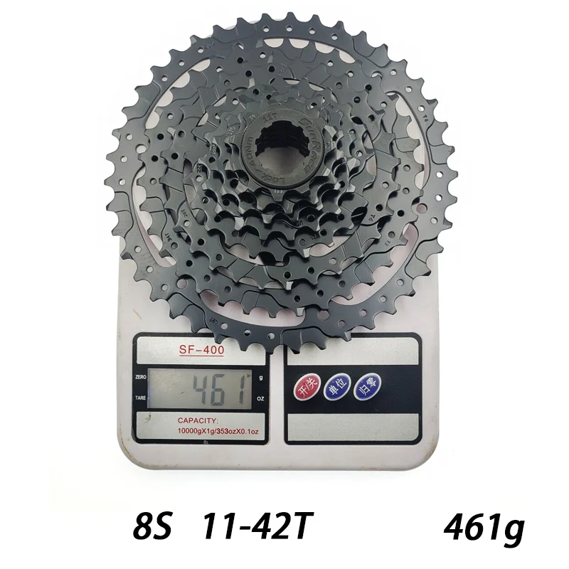 Велосипедная кассета SunRace 8S маховик 11-40T 11-42T Freilauf Breite Verhaltnis звездочка MTB для