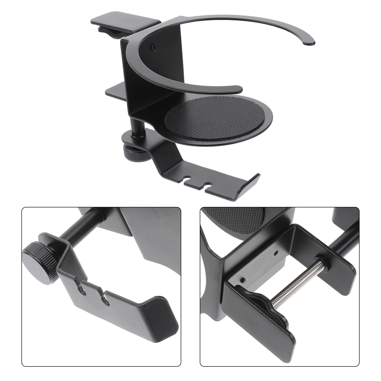 

1 PC Aluminum Alloy Headset Screw Clip Storage Rack for Frame Mounted Home