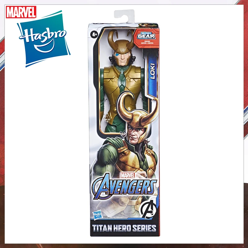 

Hasbro Avengers Marvel Boneco Loki Blast Gear Titan Heroes Series E7874 Boy's Birthday Gift Holiday Gift Toy Hand hold