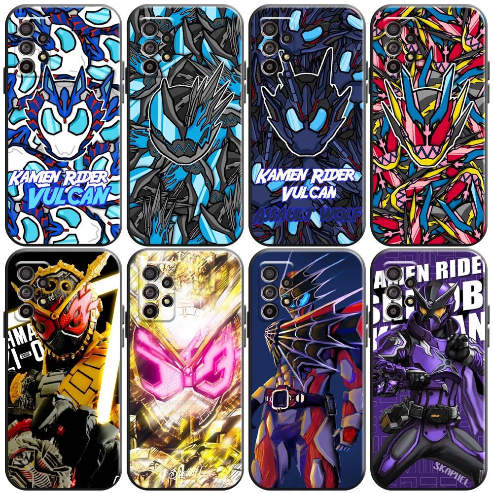 

Cool Kamen Rider Phone Case For Samsung Galaxy S20 S20FE S20 Ulitra S21 FE Plus Ultra Carcasa Back Liquid Silicon