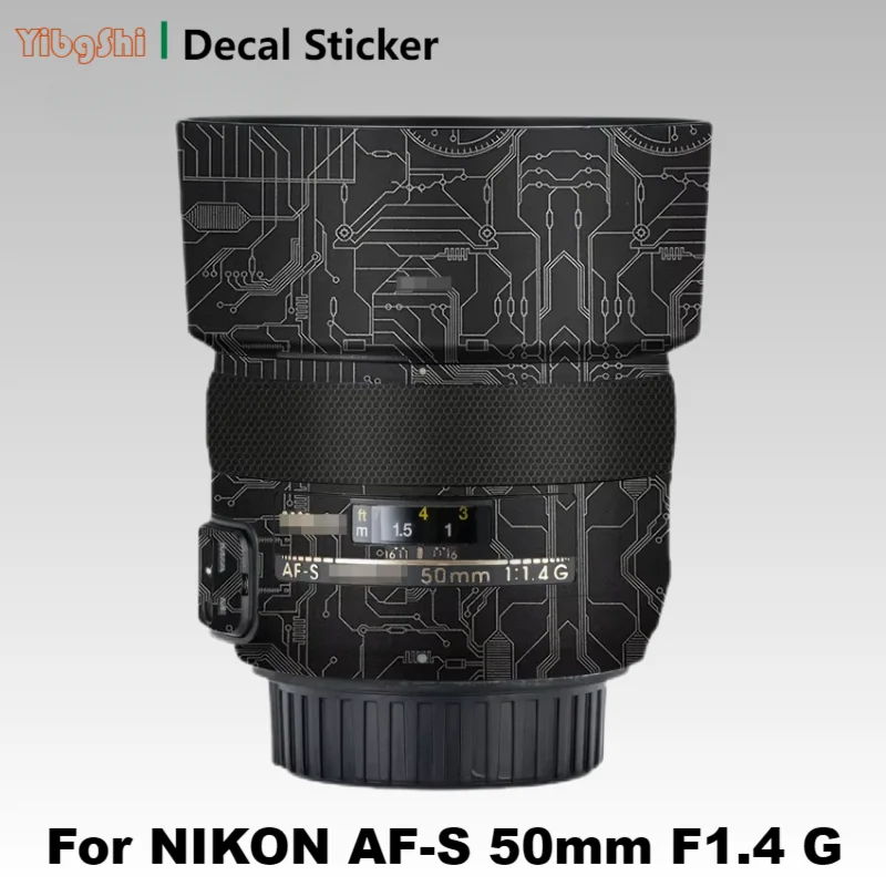Для Nikon AF-S 50 мм F 1 4G Наклейка на стену Виниловая пленка для защиты объектива камеры