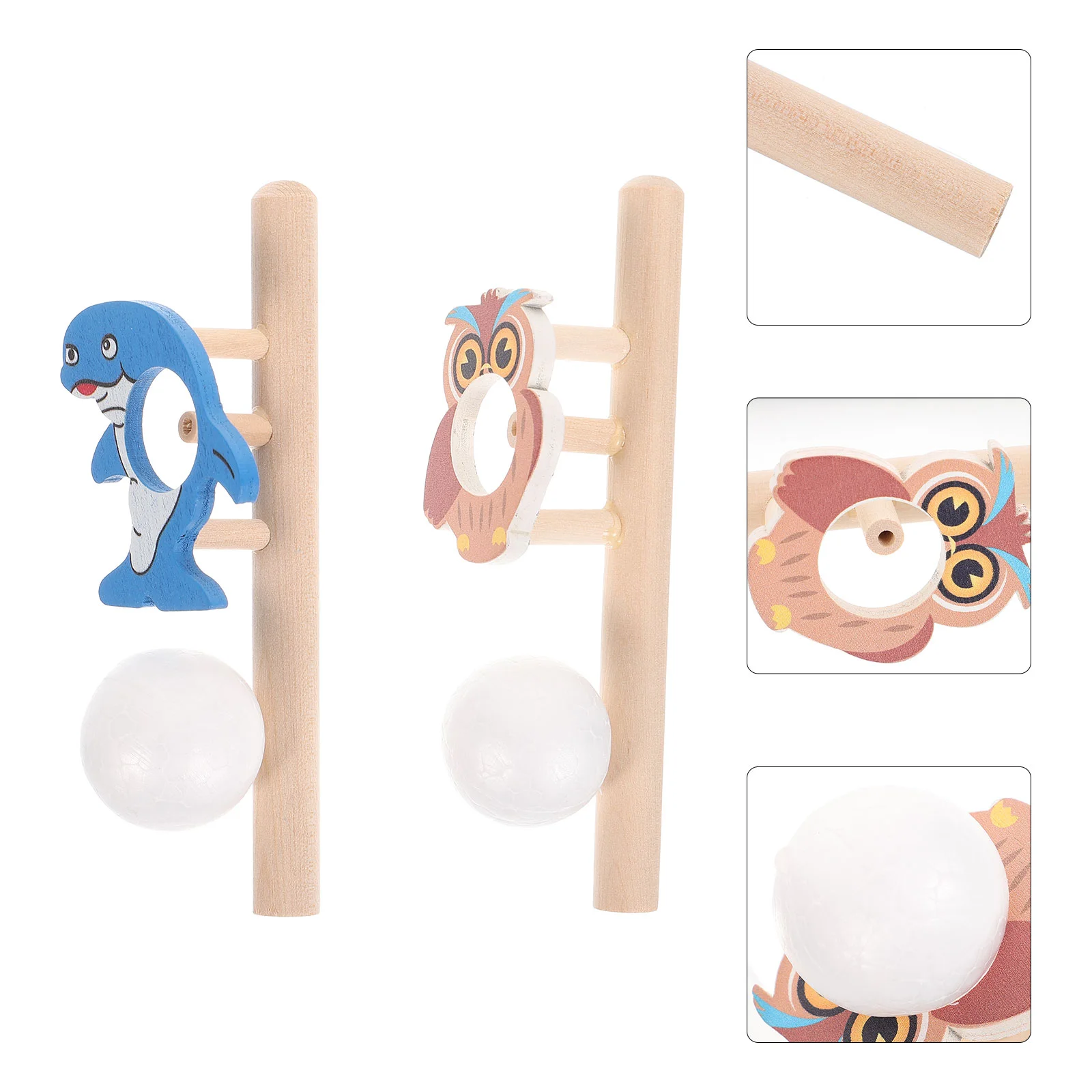 2 комплекта нагнетатель мяча детская ручная игровая консоль Hover Corbs деревянные