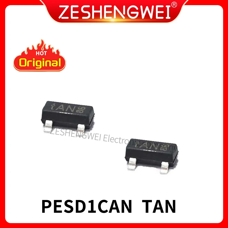 

20PCS NEW PESD1CAN TAN SOT-23 CAN Bus ESD Protection Diode In Stock