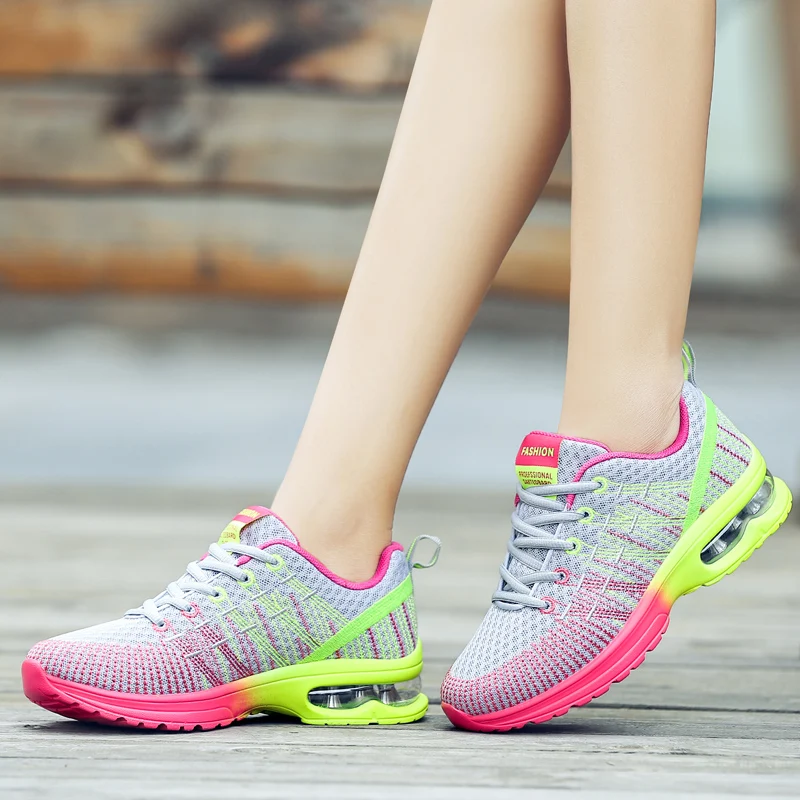 Sport Running Shoes Woman Outdoor Breathable Comfortable Shoes Lightweight Athletic Mesh Sneakers