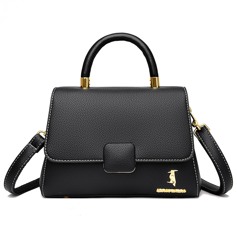 

New Pu Leather Messenger Sac Fashion Shoulder Bags Brand Designer Handbags Crossbody Bags High Quality Female Purses Casual Tote