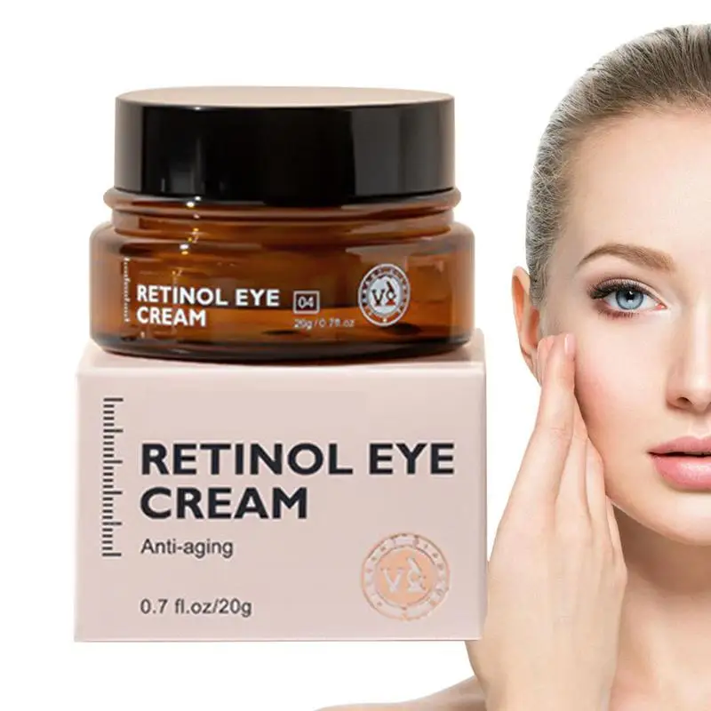 

0.7ounce Retinol Eye Cream Moisturizer Face Cream Retinol Facial Skin Care Products For Oily Dry Sensitive Neutral Mixed Skin