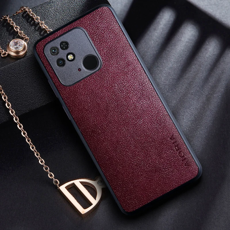 Case for Xiaomi Redmi 10C 10 10X Pro 5G coque Retro business PU leather Skin design Soft TUP&ampHard PC cover redmi 10c case