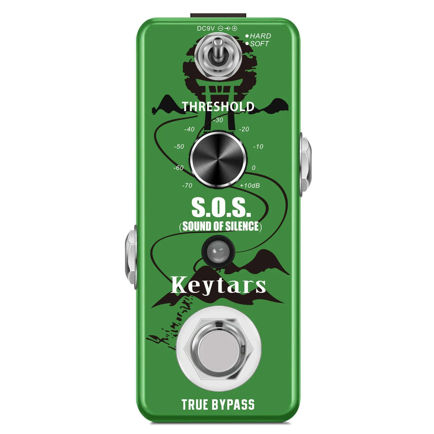 Keytars-Pedal de efecto de puerta de ruido para guitarra eléctrica y bajo Ture Bypass, bajo precio más bajo y la más alta calidad para proporcionar un sonido claro