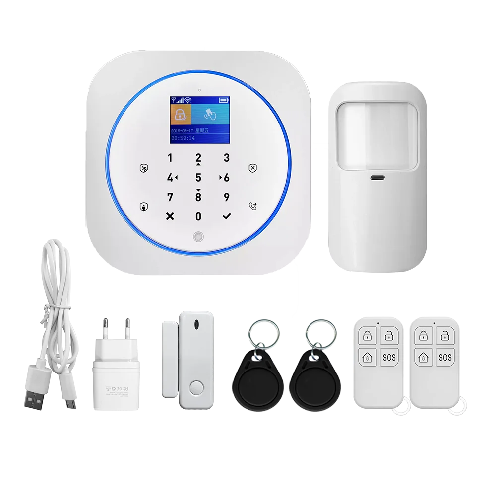 

Wireless Wifi Remote Control Intelligence Tuya Smart Gsm Alarm System