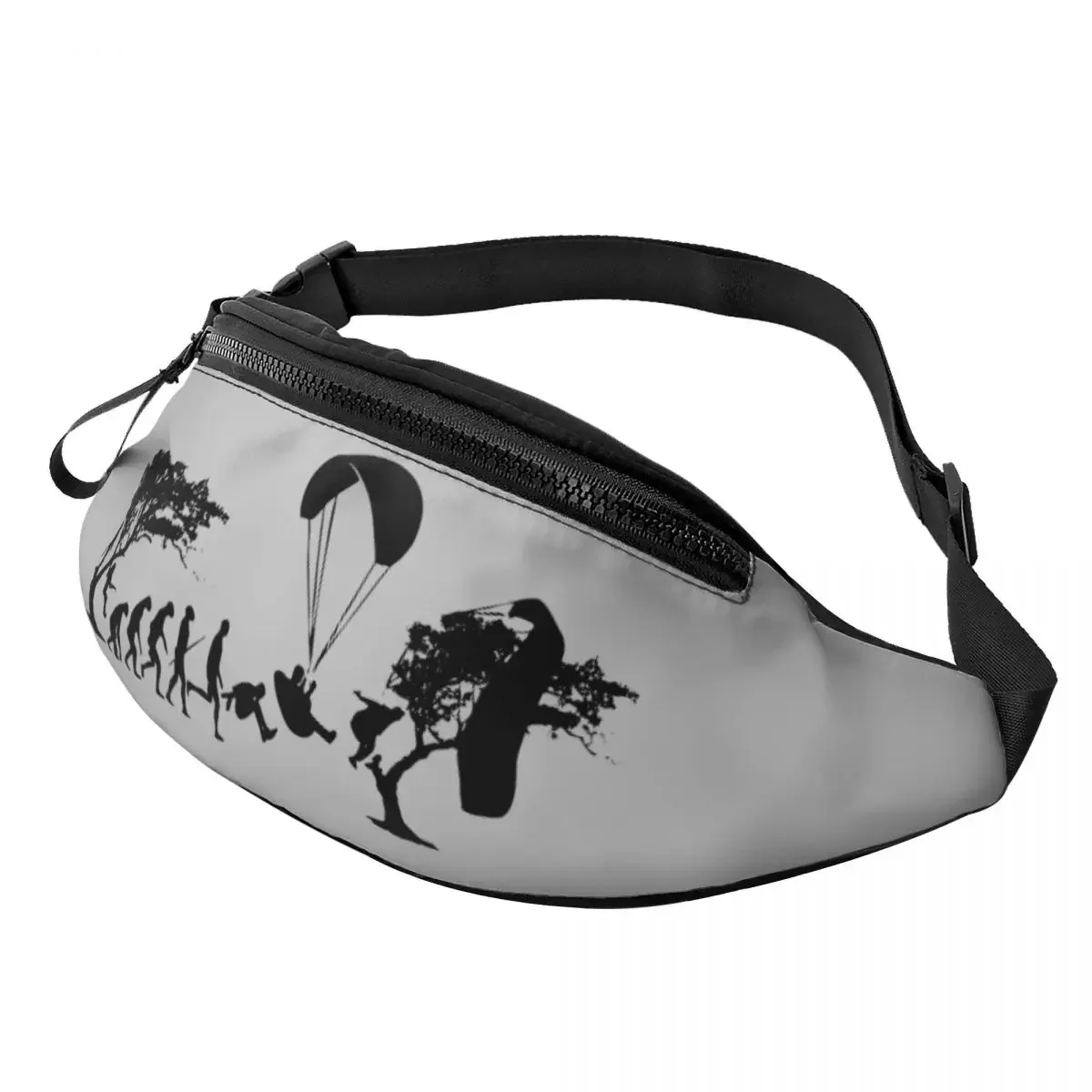 

Paragliding Evolution 2 T-Shirt Paraglider Funny Dumpling Bags Accessories For Unisex Stylish Fanny Pack