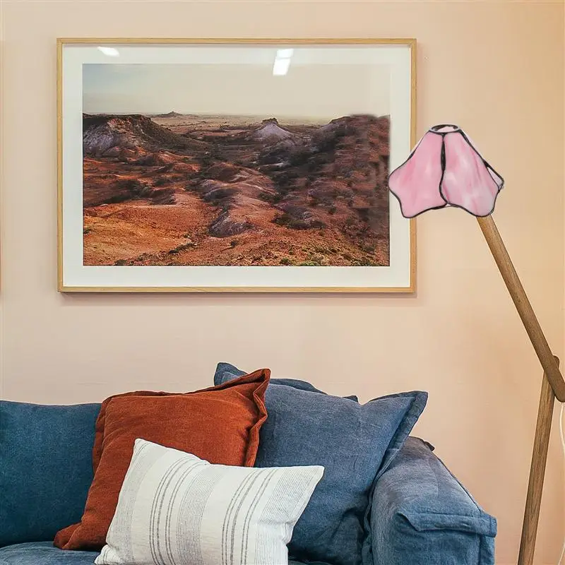 

Абажур в виде лотоса, потолочный светильник, украшение для кафе, ресторана, изящный бытовой стеклянный абажур, подвесной светильник, абажур ...