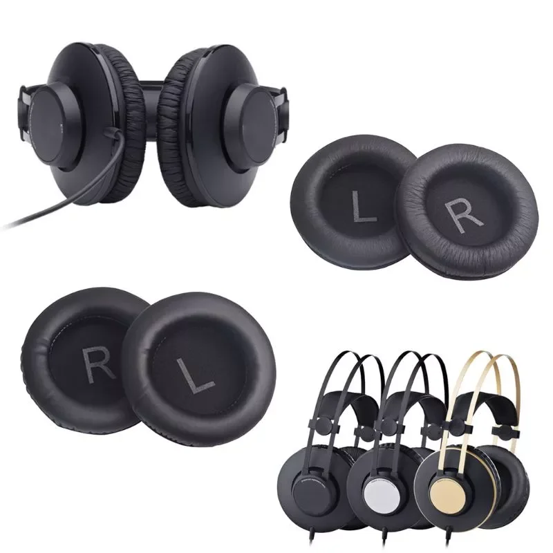 

Soft Earpads Leather Ear Cushion Cover for AKG K52 K72 K92 K240 Headphones