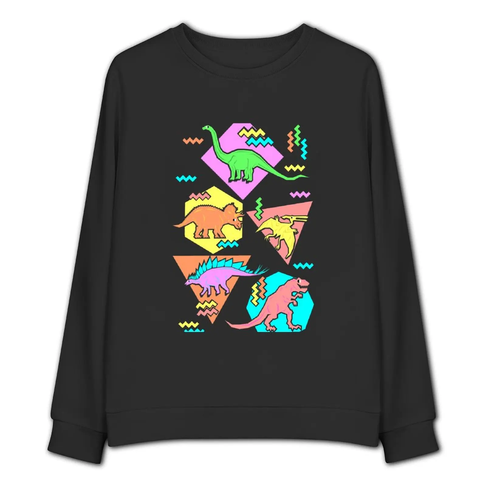 Свитшот Nineties с рисунком динозавров Мужская одежда мужская свитшоты оверсайз