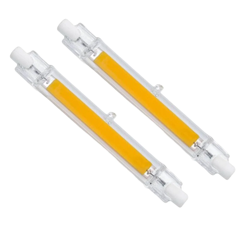 

1/2/3 R7S LED Light Bulbs Dimmable 15W COB Lamp Bulb Lightweight Low Power Consumption 110V Replace Halogen Lamp Type 7