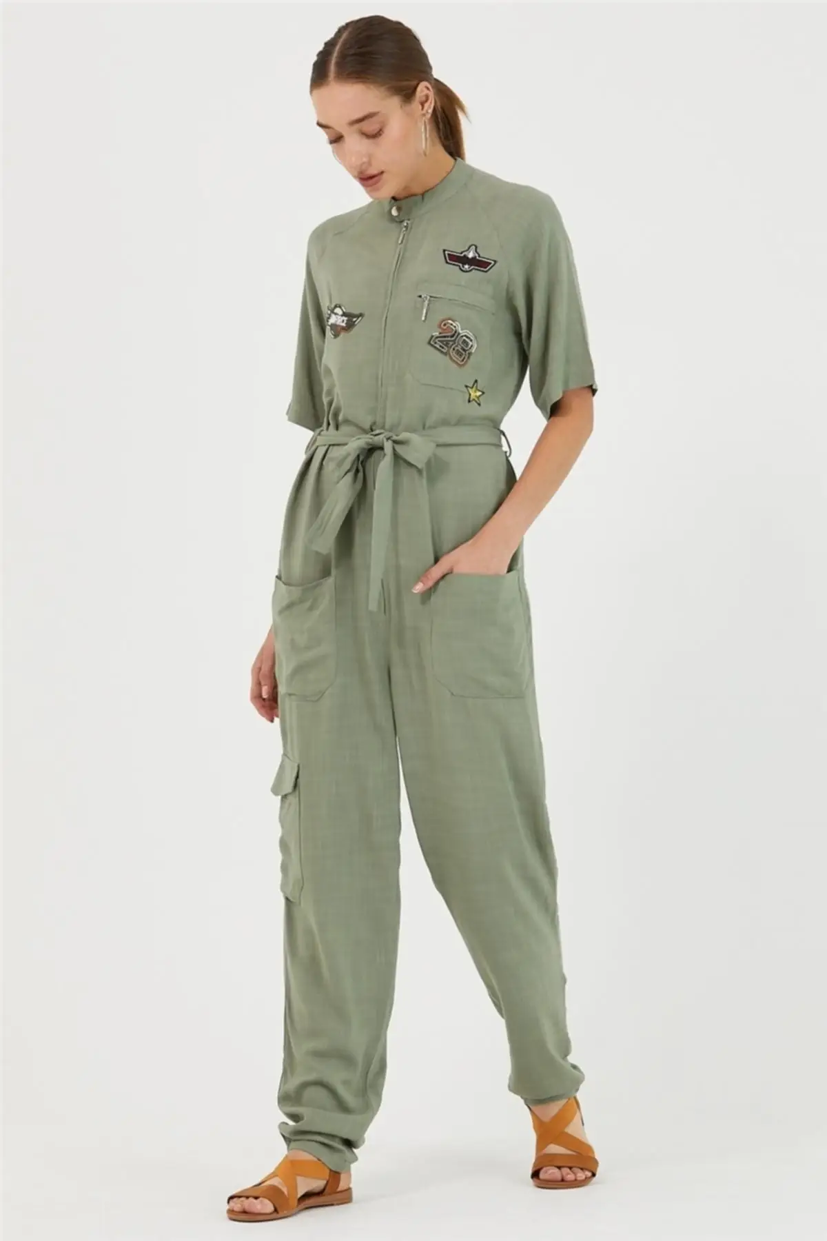 

Women's Overalls Coat Jumpsuit Khaki Style Hot Casual Sleeveless Loose Baggy Trousers Jumpsuit Jumpsuit Pants Romper Jumpsuit Jumpsuit