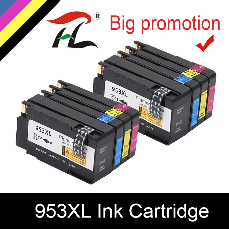 Картриджи чернильные 953XL совместимые с принтером HP Officejet Pro 953 7720 7730 7740 8710 8715 8718 |