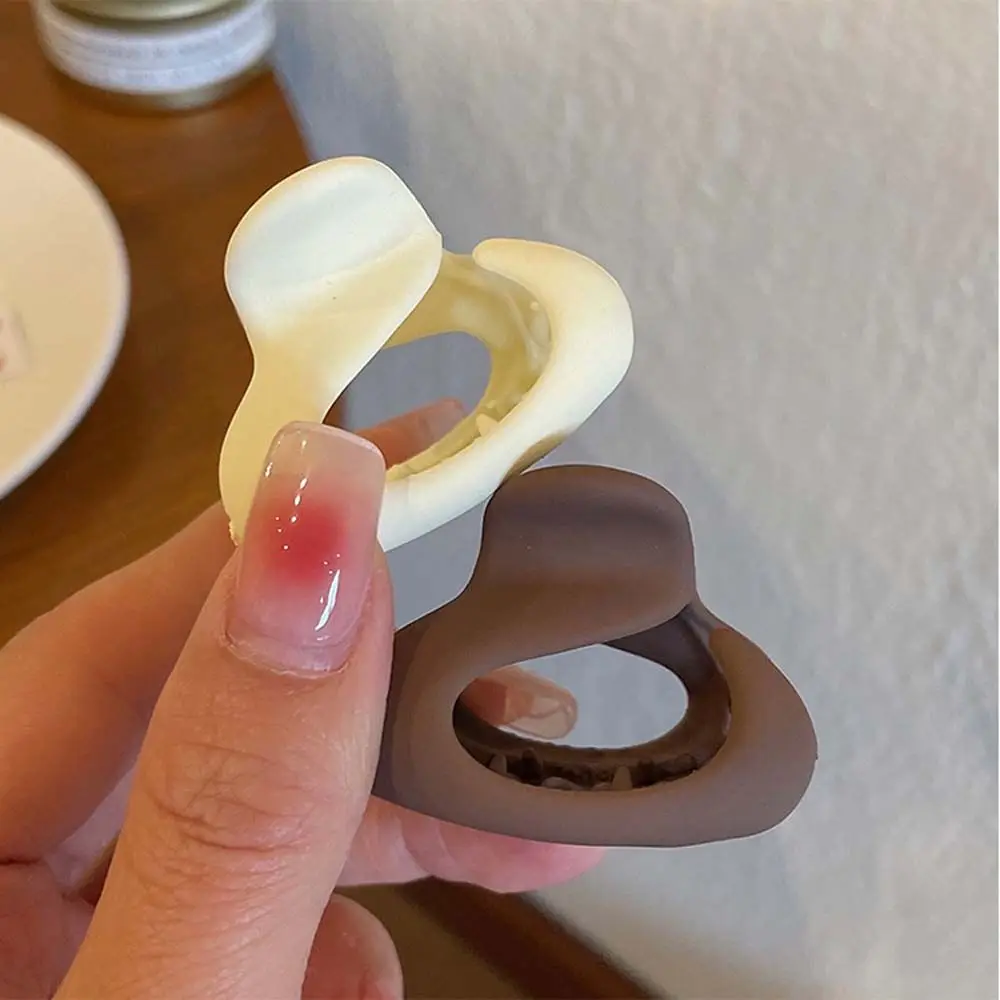 

Silmple матовый высокий фиксированный зажим для конского хвоста маленький однотонный мини-зажим для волос корейский стиль Женская Шпилька для...