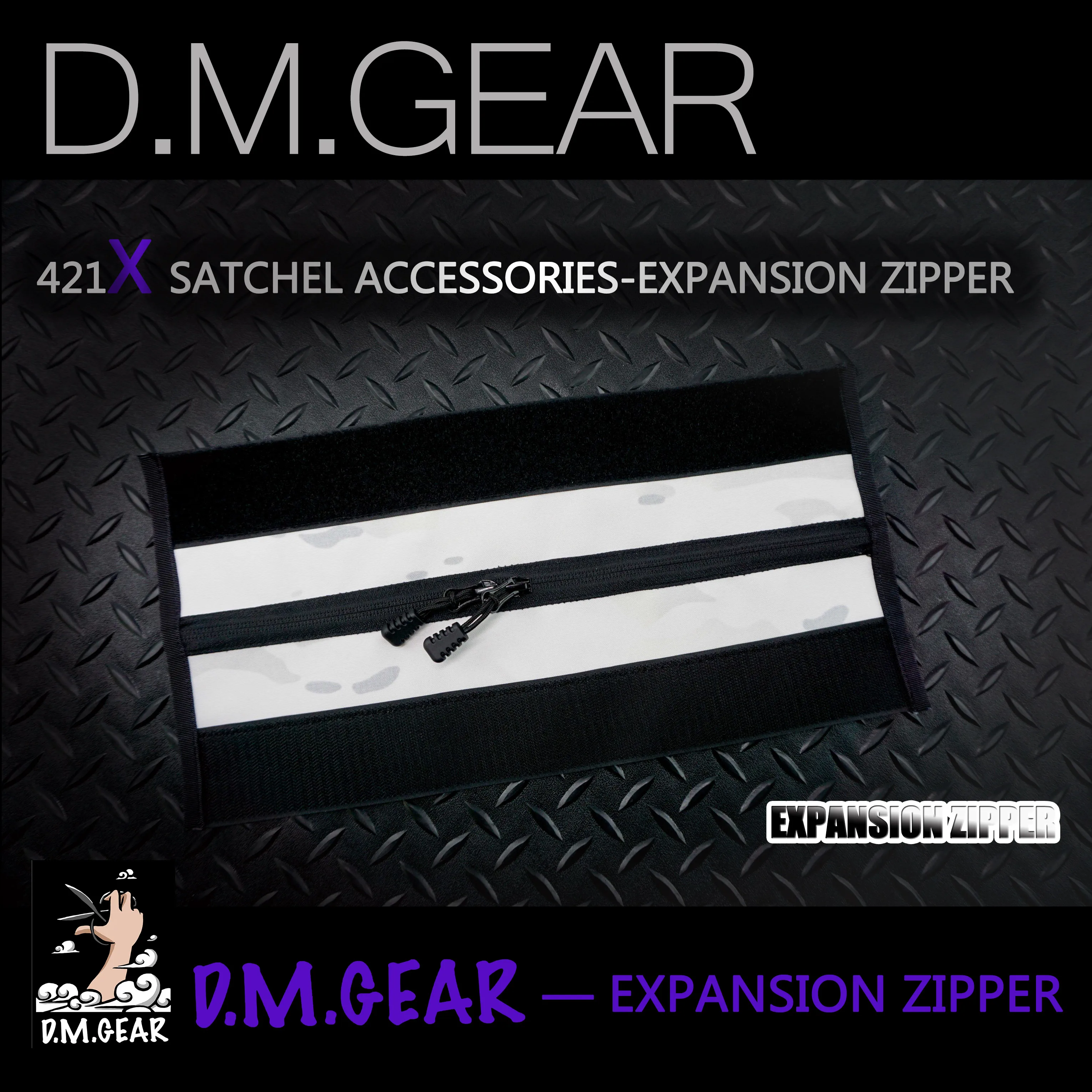 

DMGear 421X Multifunctional Tactical Satchel Accessories - Expansion Zipper