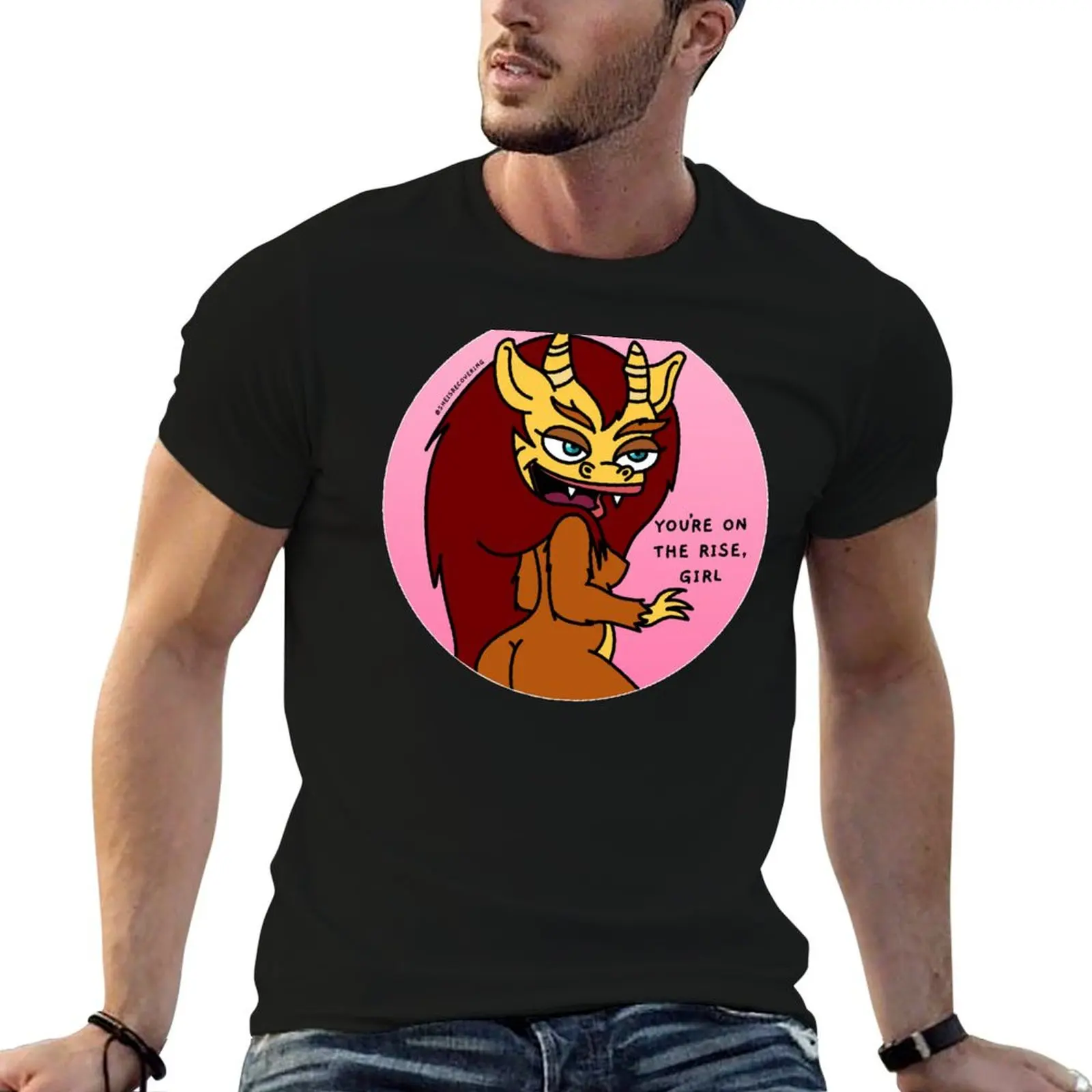 Футболка CONNIE HORMONE MONSTRESS-You're On The Rise Girl рубашки оверсайз футболка с рисунком