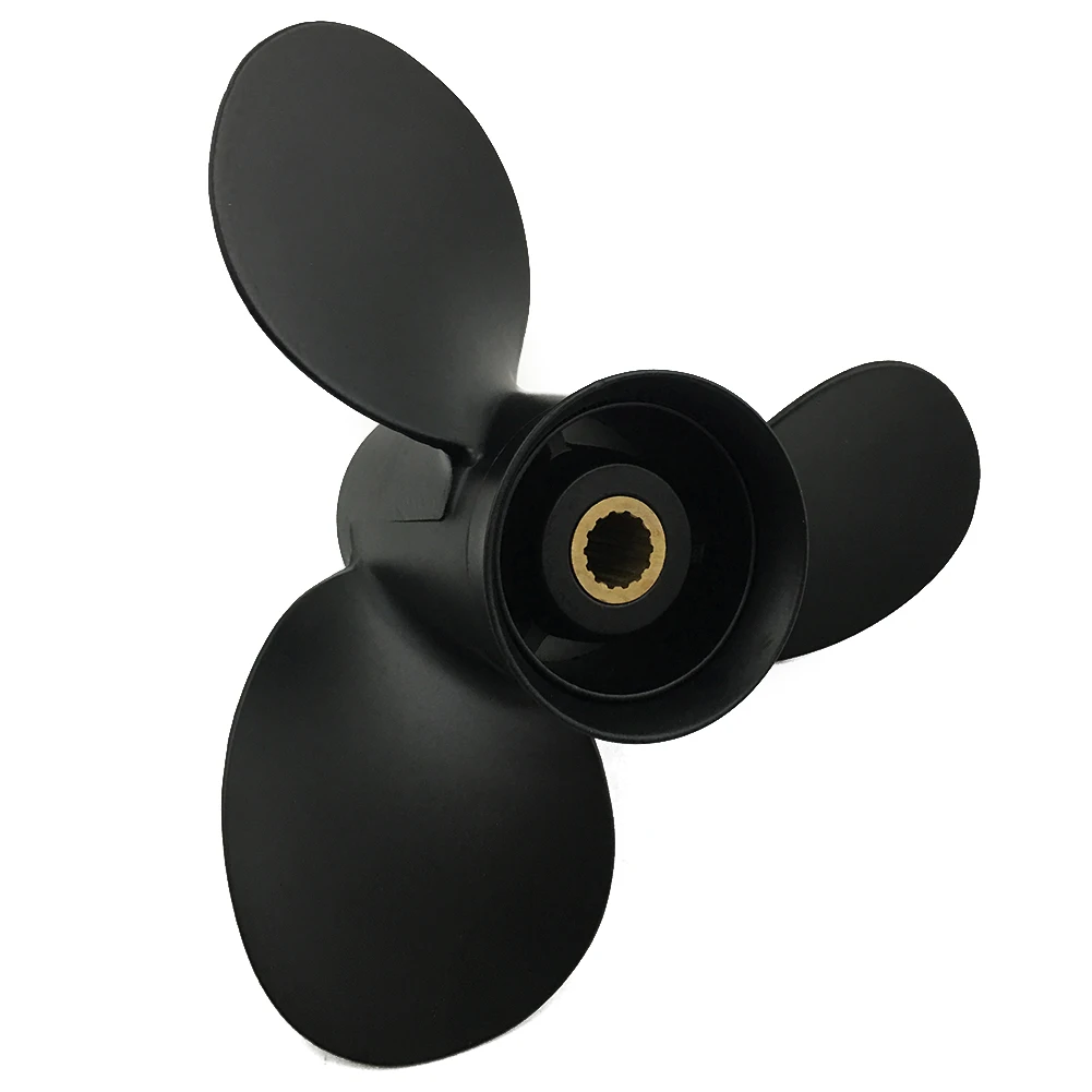 Boat Propeller 9.25x11 for Mercury 9.9HP-15HP 3 Blades Aluminum 14 Tooth RH OEM NO: 48-897754A11 9.25x11